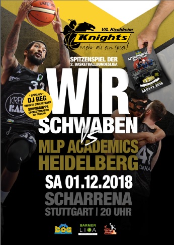 Sonderevent VfL Kirchheim Knights in der Scharrena in Stuttgart
