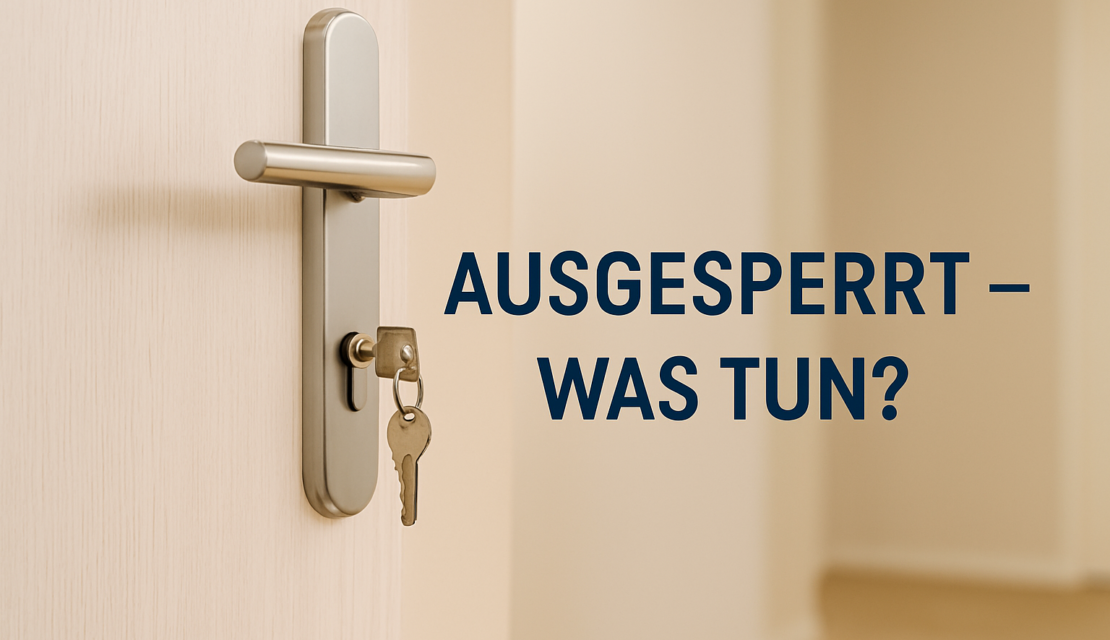 Ausgesperrt – was tun?
