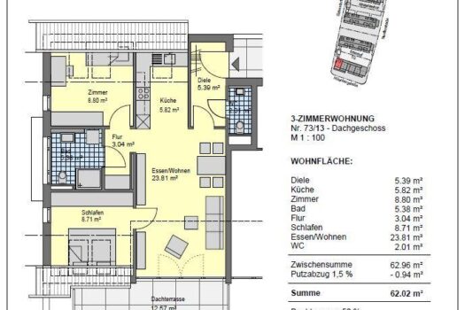 Eichendorffstraße 73, Wohnung 13