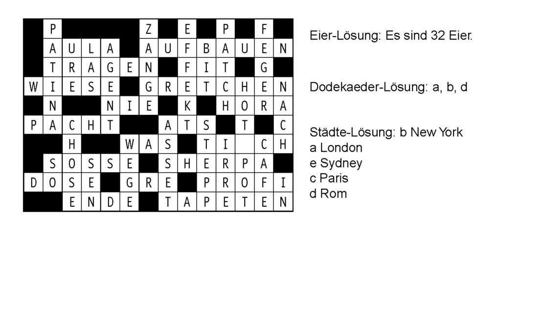 Rätsel-Lösungen – Kreisbau Aktuell Nr. 67