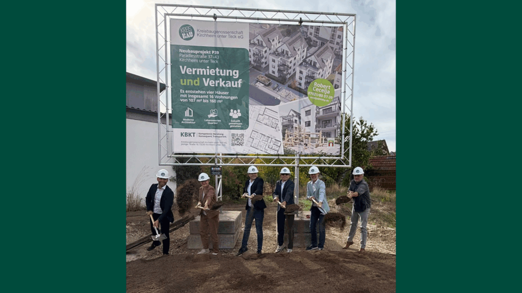 Aus einer Brachfläche wird ein neues Zuhause.