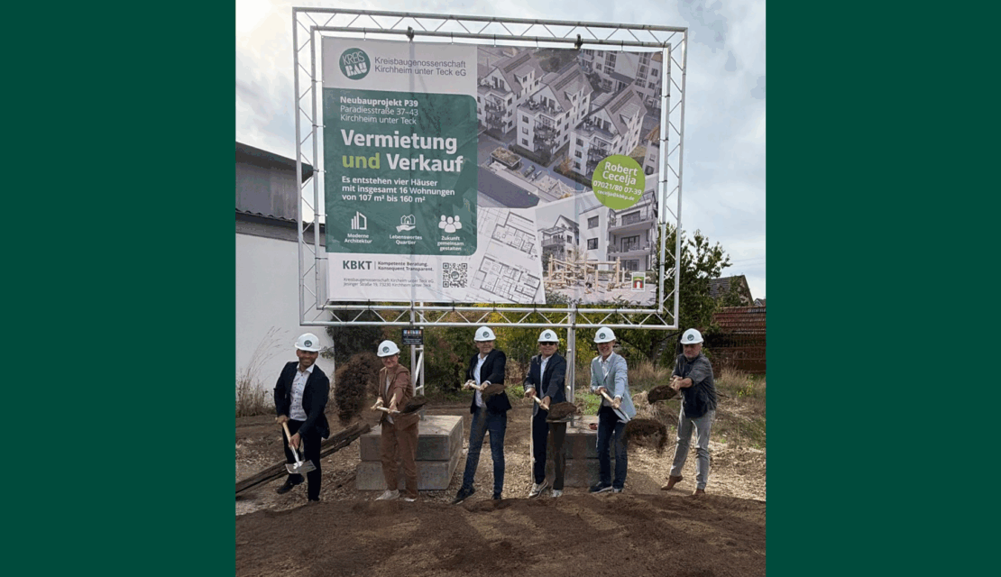 Kreisbau erweckt „Paradiesle“ zu wohnlichem Leben  